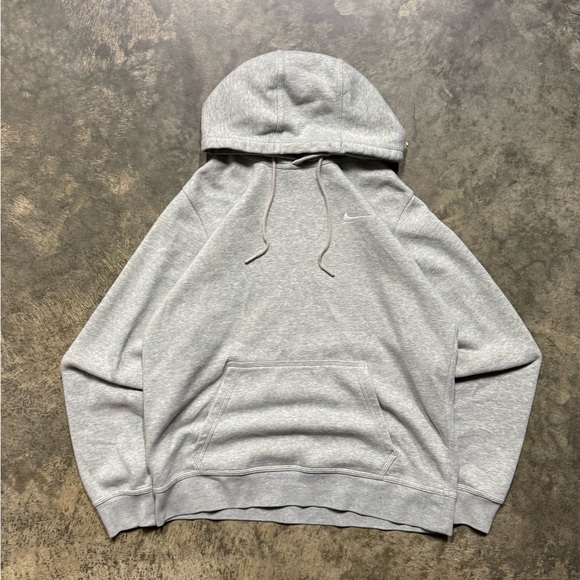 Nike Single Swoosh Grey Hoodie - Picture 1 of 6